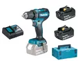 Makita DDF485Z Akku-Bohrschrauber 18V DDF485RFJ + 2x Akku 3Ah + Ladeger.+ Makpac