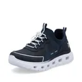 Produktbild: Rieker Damen Low-Top Sneaker M6062, Frauen Halbschuhe,straßenschuhe,Strassenschuhe,Sportschuhe,Freizeitschuhe,Turnschuhe,blau (14),42 EU / 8 UK