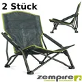 Produktbild: 2 x Faltbarer Strandstuhl Beachchair Strand Stuhl Beach Chair Camping Festival