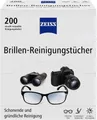 Produktbild: ZEISS Brillen-Reinigungstücher Mit Alkohol 200 Stück Zur Schonenden & Gründliche