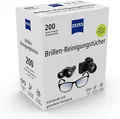 Produktbild: ZEISS Brillen-Reinigungstücher mit Alkohol 200 Stück !!! NEUE REZEPTUR !!!