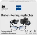 Produktbild: ZEISS Brillen-Reinigungstücher Mit Alkohol 50 Stück Zur Schonenden & Gründlichen