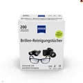 Produktbild: ZEISS Brillen-Reinigungstücher mit Alkohol 200 Stück zur schonenden & g