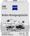 Produktbild: ZEISS Brillenreinigungstücher mit Alkohol zur Reinigung von Brillengläsern, 200x