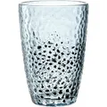 Produktbild: LEONARDO Matera Trinkglas - Becher aus hochwertigem Glas in Hammerschlagoptik - Inhalt 340 ml - Handarbeit - Spülmaschinenfest, robust - Wassergläser in blau