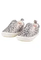 Produktbild: Sterntaler Baby Schuhe Leomuster – Babyschuhe aus Kunstleder mit Leodruck, Glitzer, Gummizug und rutschfester Sternensohle – Staubrosa, Größe 22