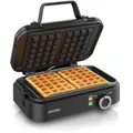 Produktbild: Arendo Waffeleisen 1200W für Belgische Waffeln antihaft Beschichtung schwarz