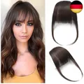 Produktbild: Dsoar Clip In Fringe Echthaar Pony Fransen Haarspange Pony Echt
