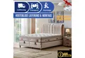 Produktbild: Bambi Boxspringbett mit Matratze Kopfteil Boxspringbett 180x200 - 90x200 Kapok (Doppelbett mit Fußteil, 4-St., Multipocket-Matratze H3 Matratze Topper, Kopfteil, Bettkästen), inkl. Lieferung und Montage