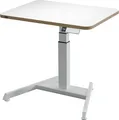 Produktbild: LEITZ Ergo Sitz/Stehtisch höhenver. klein,elektr.,weiß,Aufstehereminder
