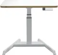 Produktbild: Leitz Sitz-/Steh-Schreibtisch Weiß 65340001 Farbe der Tischplatte: Weiß elektrisch höhenverstellbar, höhenverstellbar max. Höhe