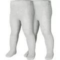 Produktbild: Playshoes Strumpfhose Strumpfhose uni Doppelpack grau 110/116