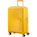 Produktbild: AmericanTourister Reisekoffer Soundbox Spinner exp. gelb, Hartschale, 4 Rollen, 71,5 Liter, 46,5 x 67 x 29cm
