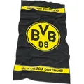 Produktbild: BVB Borussia Dortmund Duschtuch Emblem - Schwarz/Gelb