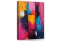 Produktbild: Wallarena Leinwandbild Abstrakt Kunst Bunte Wand Deko XXL Bilder Wandbilder Modern, Abstrakt - Kunst (groß Bilder Wohnzimmer Schlafzimmer Einteilig, 1 St), Bilder Klein Wohnzimmer Schlafzimmer Küche Wandbild Wand Deko 40x30