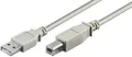 Produktbild: Wentronic USB 2.0 AB 180 LC HiSpeed 2.0, 1.8m, USB A, USB B, männlich/männlich, 1.8 m