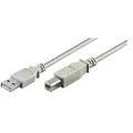 Produktbild: goobay USB 2.0 A/USB 2.0 B Kabel 1,8 m grau, 1 St.