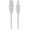 Produktbild: GOOBAY USB 2.0 Hi-Speed Kabel, Grau, 1.8 m - USB 2.0-Stecker (Typ A) - USB 2.0-Stecker (Typ B)