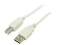 Produktbild: 68712 Kabel USB 2.0 USB A-Stecker,USB B-Stecker 1,8m grau 480Mbps GOOBAY