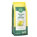 Produktbild: LEBENSBAUM Tee Fenchel Anis Kümmel, Bio-Tee süß-würzig, Kräutertee Beutel, 100% natürlicher Geschmack, 20 Teebeutel à 2,5g