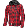 Produktbild: Held Lumberjack II Motorrad Textiljacke, schwarz-rot, Größe L für Männer