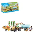 Produktbild: PLAYMOBIL 71442 Land Traktor Mit Anhänger Und Wasser Tank Spielset Für Alter 4+