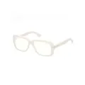Produktbild: Tom Ford FT5822-B 025 54 Brille Brillenfassung Brillengestell Weiß Blaufilter