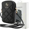 Produktbild: Guess Zip Quilted 4G Handytasche Schwarz