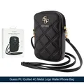 Produktbild: Guess Handytasche Phone Wallet Bag bis 6,7 Zoll Geräte Umhänge Tasche Schwarz