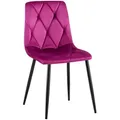 Produktbild: CLP Esszimmerstuhl, Lila, Textil, 45x85x55 cm, Esszimmer, Stühle, Esszimmerstühle, Vierfußstühle