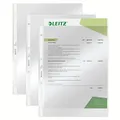 Produktbild: Leitz Super Premium Prospekthüllen-Set, 10 Stück, A4 Format, Glasklar mit glänzender Oberfläche, Obere Öffnung, 0,08 mm PVC-Hartfolie, 47343000, transparent