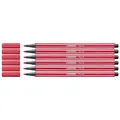 Produktbild: STABILO Zeichenstifte PEN 68 Set, mittlere Spitze, 1 mm, Dunkelrot, 6 Stück