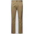 Produktbild: BOSS Orange Slim Fit Chino mit französischen Eingrifftaschen in Beige, Größe 31/34