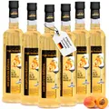 Produktbild: Allgäu-Brennerei Alte Milde Marille Schnaps im Fass gereift 6x0,5L Vorteilsset - Handgemacht & Regional, Milder und Fruchtiger Marillenschnaps, Alte milde Marille, Allgäu-Brennerei Spezialität