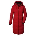 Produktbild: Killtec Wintermantel KOW 56 QLTD mit Kapuze (atmungsaktiv, winddicht, wasserabweisend) rot schwarz 38 EU