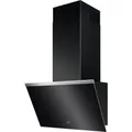 Produktbild: AEG Kopffreie Wand-Dunstabzugshaube, 60 cm, A, Serie 7000 mit Hob2Hood, Abluft & Umluft, Hochleistungsmotor, Intensivstufe, max. 500 m³/h/min, 64 – max. 74 dB(A), Touch-Bedienung, Schwarz, DVE5661HB