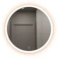 Produktbild: Home Deluxe Led-Spiegel, Weiß, Glas, 60x60x1 cm, Badezimmer, Badezimmerspiegel, Badspiegel