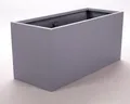 Produktbild: Elegant Einrichten | Pflanzkübel | Fiberglas | rechteckig | 120x50x55cm | grau.