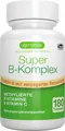 Produktbild: Igennus Vitamin B Komplex Hochdosiert - Methylierte B Vitamine mit Folat, B6, B1 & B12 - alle 8 in bioaktiven Formen plus Vitamin C, Depotwirkung