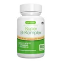 Produktbild: Igennus Super B Komplex – methylierter B-Vitamin Komplex, 180 Tabletten, Clean Label mit Methylcobalamin, Methylfolat plus Vitamin C, hochdosiert, vegan