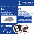 Produktbild: Für FORD Transit Custom Typ V710 / NRN 10.2023-jetzt AHK abn +13pol sp. E-Satz