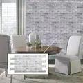 Produktbild: 3D-Wandpaneele PVC | Ziegel Optik | 1-20 Platten - 0.5-10 m² | Für Wohnzimmer, Küche & Bad | Einfache DIY-Montage (1, Old Gray Brick)