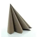 Produktbild: Sovie HORECA Serviette Braun aus Linclass® Airlaid 40 x 40 cm, 50 Stück