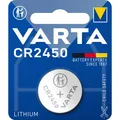 Produktbild: 20x CR2450 3V Lithium Knopfzelle 3 Volt 560mAh ø24,5x5,0mm VARTA Blister