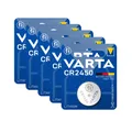 Produktbild: 5x 1er Blister Varta CR 2450 Lithium Knopfzelle Batterie CR2450 3V