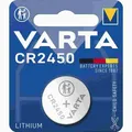 Produktbild: CR2450 Knopfzelle, 3V, Lithium, 560mAh, Ø24,5x5mm, ELECTRONICS, VE = 1er Blister