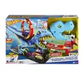 Produktbild: Mattel GmbH Spielzeugeisenbahn-Erweiterung Hot Wheels City T-Rex Chomp Down - Dinosaurierspielzeug