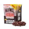 Produktbild: Wild West Steak Strips, 16 x 25g Original Rindfleisch, Beef Jerky high Protein Trockenfleisch, Protein Snack