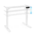 Produktbild: Tischgestell elektrisch höhenverstellbar Schreibtisch Multidesk 62-128cm weiß