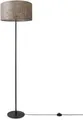 Produktbild: Paco Home Stehlampe Luca Pillar, ohne Leuchtmittel, Mit Stoffschirm Stehlampe Wohnzimmer Leselampe Modern Vintage E27